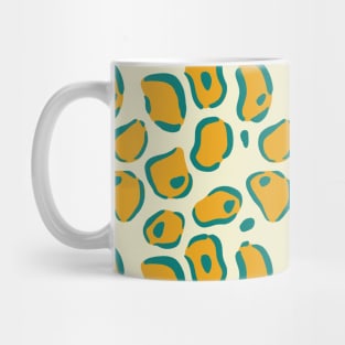 Yellow Animal Print Mug